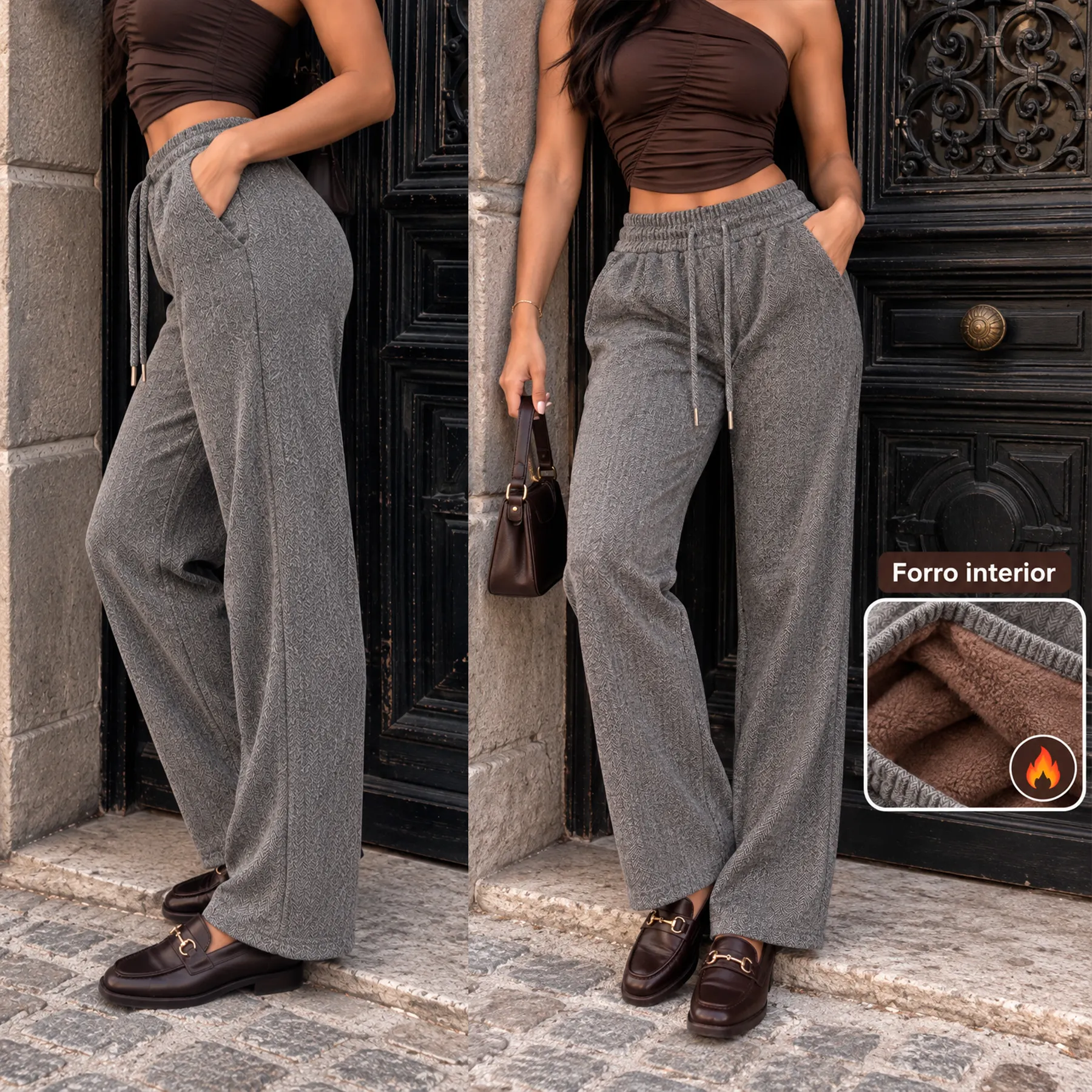 AD2650 Pantalón afelpado 15881